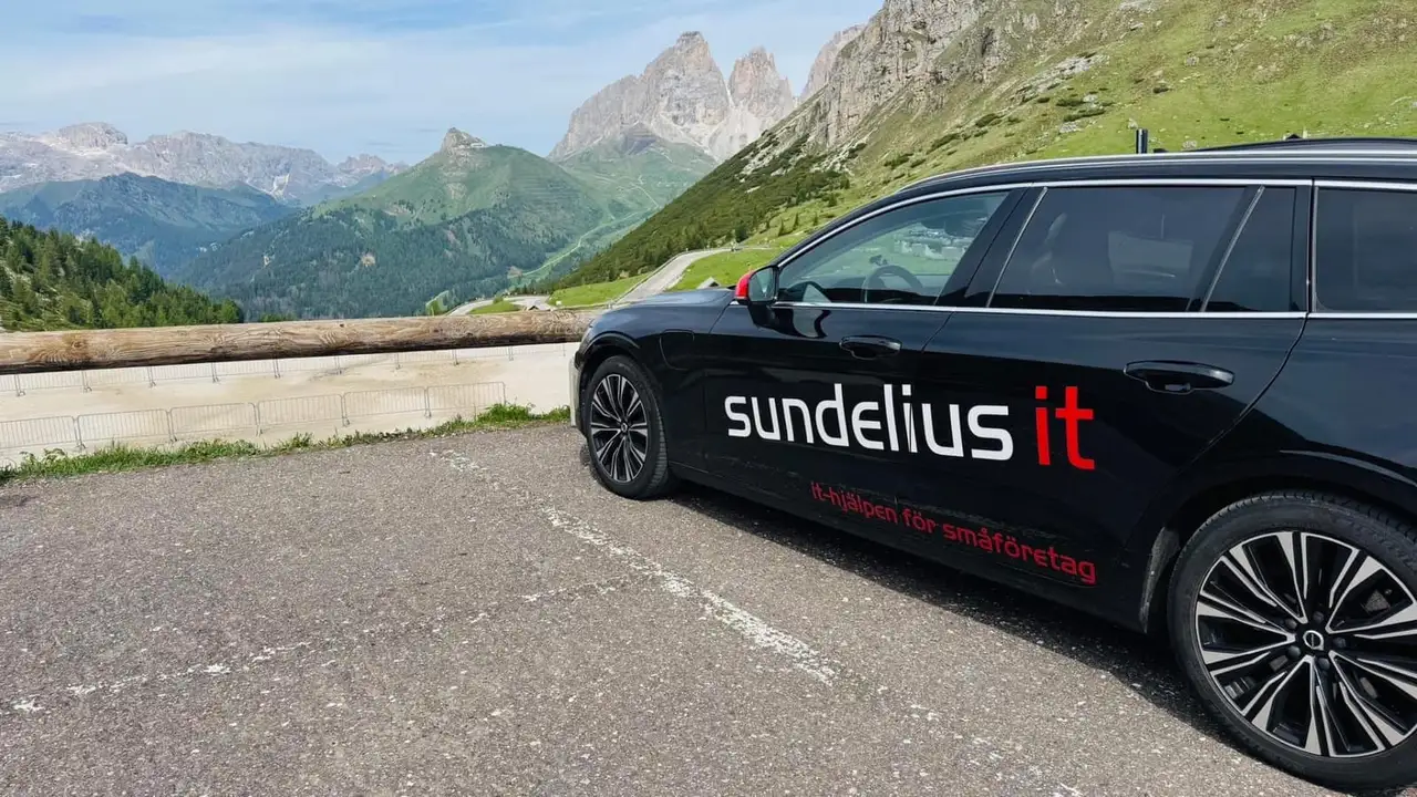 Johan Sundelius på tur i Dolomiterna